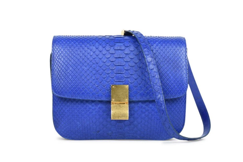 Authentic Second Hand Céline Python Box Bag (Pss-470-00042) - The Fifth  Collection