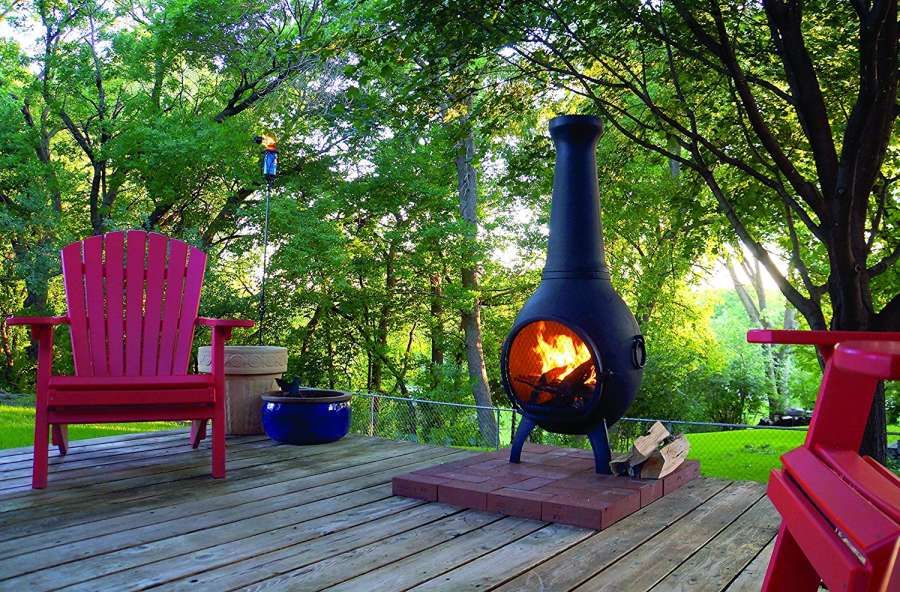 12 Top Chiminea On A Wooden Deck Photos | Deck Chiminea Ideas, Chiminea, Wooden  Decks
