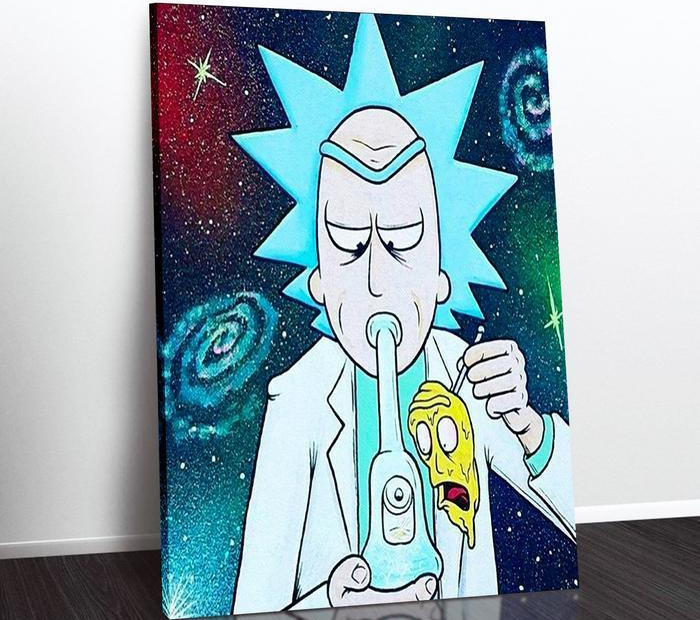 Rick And Morty Portal Iv Canvas Or Print Wall Art | Idusem.Idu.Edu.Tr