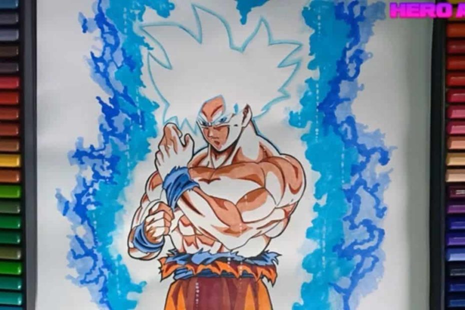 Cách Vẽ Vẽ Goku Cấp 1000 Siêu Đẳng