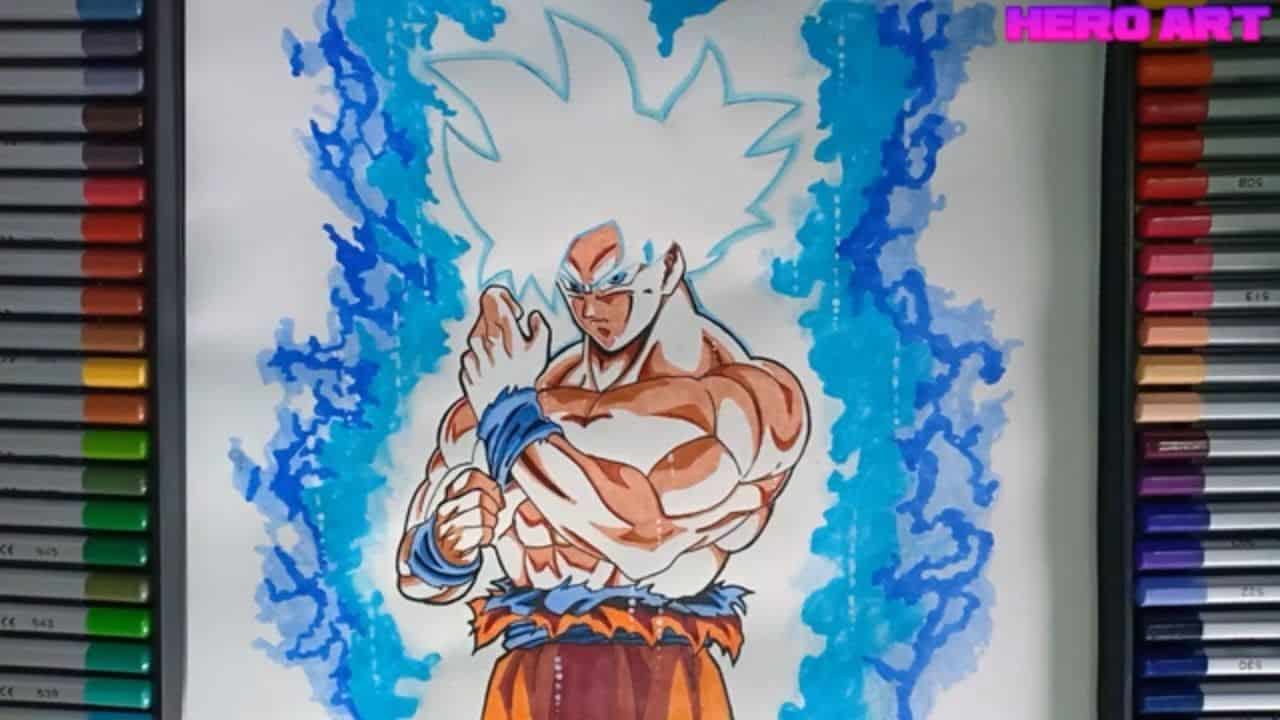 Cách Vẽ Vẽ Goku Cấp 1000 Siêu Đẳng