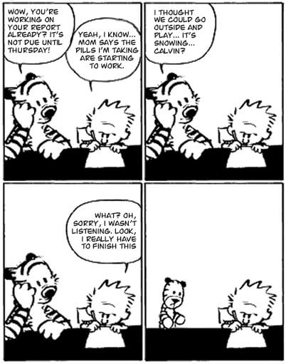 Saddest Calvin & Hobbes Strip Ever : R/Calvinandhobbes