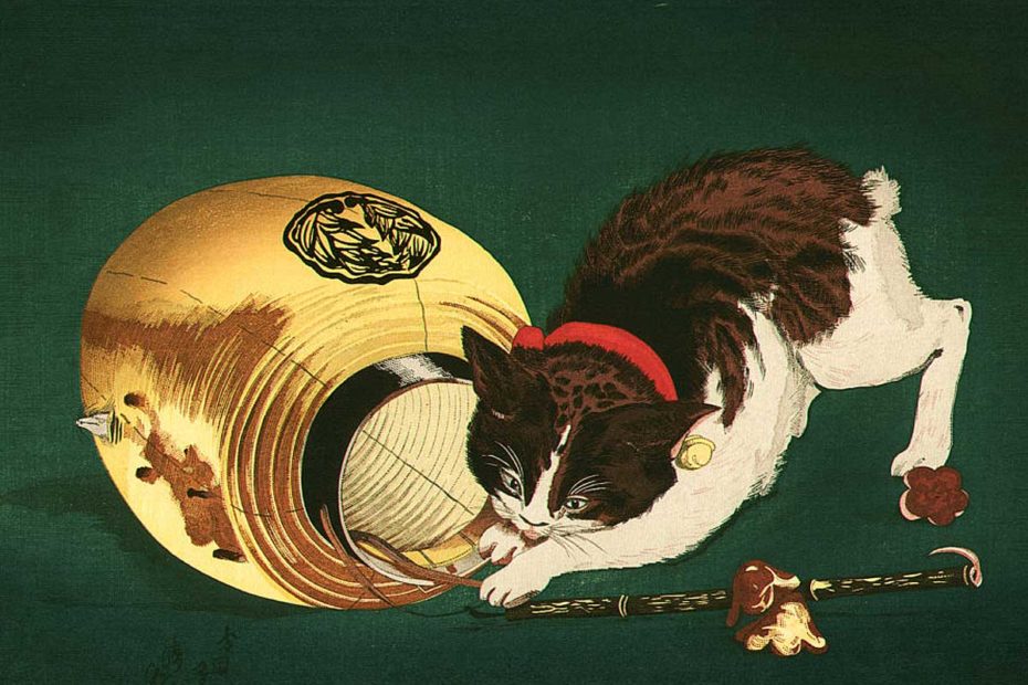 20 Greatest Japanese Cat Paintings You Will Love
