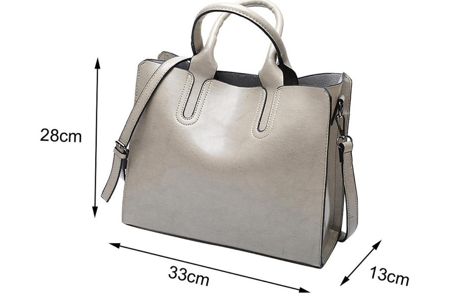 Fashion Womens Leather Handbag Top Handle Tote Satchel Shopping Bags For  Holiday Casual