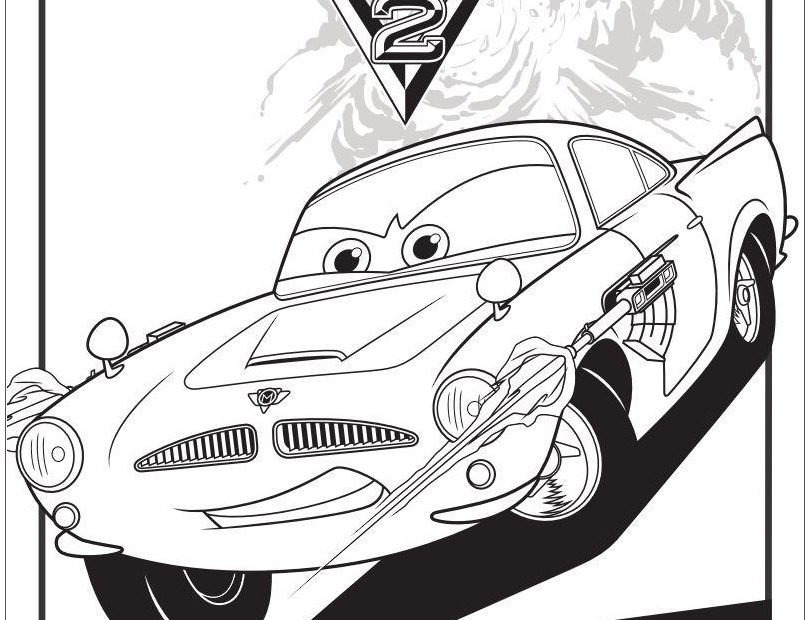 Disney Cars 2 4 Coloring Pages - Disney Cars Coloring Pages - Coloring Pages  For Kids And Adults
