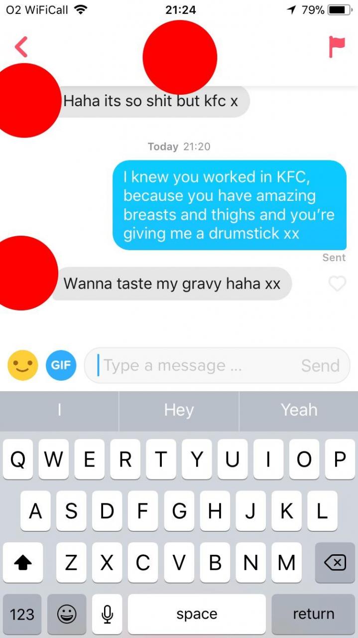 Kfc Worker Pick Up Line - With Good Reply : R/Tinder