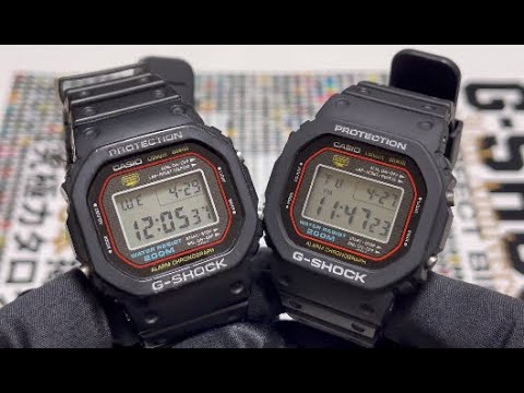 Dw-5000C-1A （1983） The Bezel Cracks (1980S Square G-Shock) ベゼル 加水分解 Vintage  G−Shock Casio - Youtube