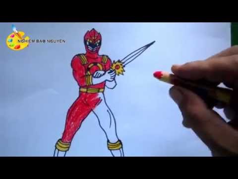 Vẽ Siêu Nhân Gao/ How To Draw Gao Superman - Youtube