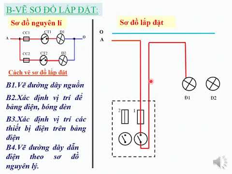 Bài 8: Hướng Dẫn Vẽ Sơ Đồ Nguyên Lý Và Sơ Đồ Lắp Đặt Mạch Điện - Youtube