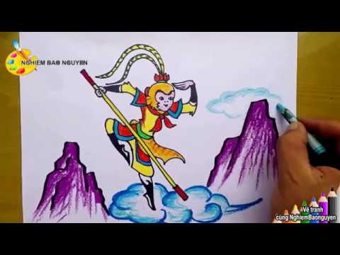 Vẽ Tranh Tôn Ngộ Không/How To Draw Monkey King - Youtube