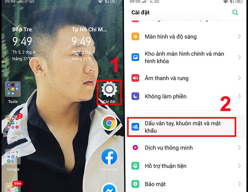 Hướng Dẫn Cách Cài Đặt Khóa Màn Hình Cho Điện Thoại Oppo Mới Nhất 2020 -  Thegioididong.Com