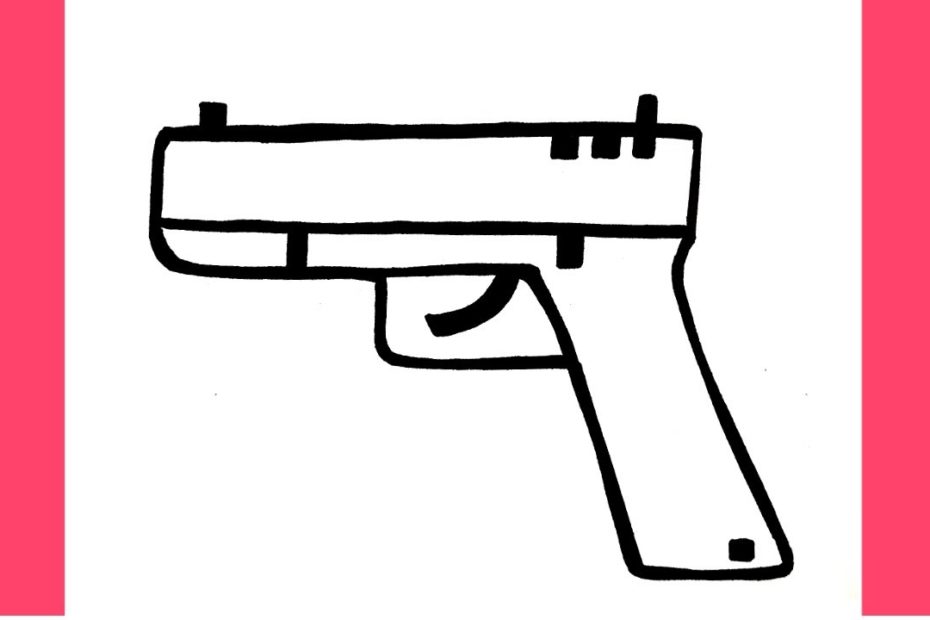 Cách Vẽ Khẩu Súng Dễ Dàng | Gun Drawing | Thư Vẽ - Youtube
