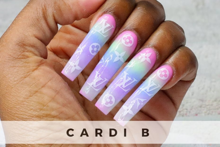 Recreating Cardi B Nails | Did I Do Better? | Ep5 | Acrylic Nails Tutorial  | Infinity Nails - Youtube