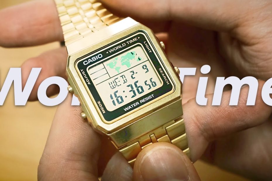 Gold Casio A500Wga-1 World Time Watch - Very Quick Review - Youtube