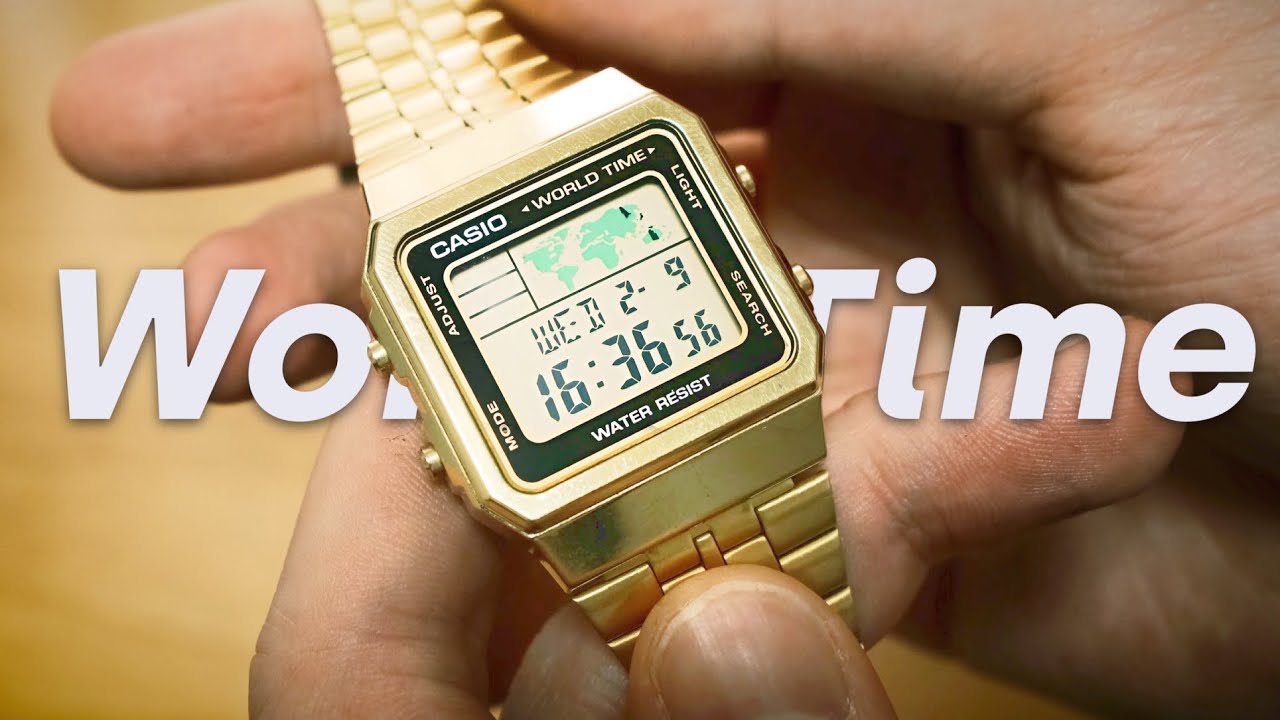 Gold Casio A500Wga-1 World Time Watch - Very Quick Review - Youtube