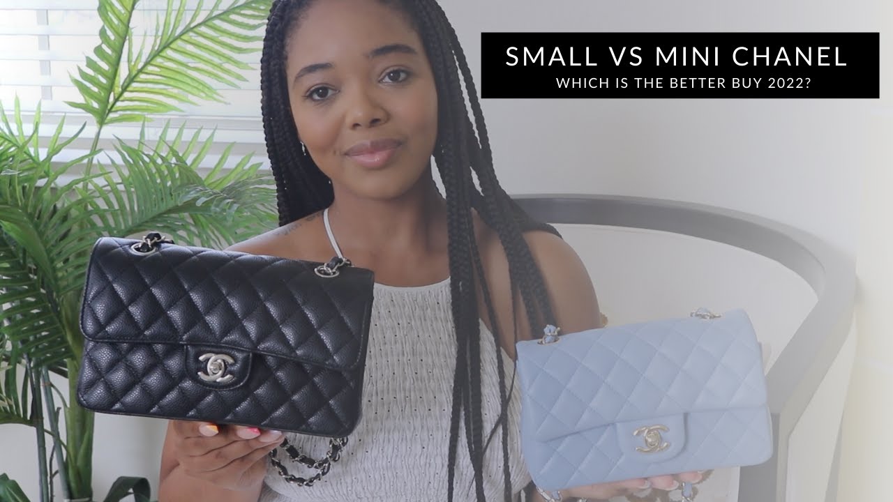 Mini Vs Small Chanel Classic Flap | Size, Mod Shots & Price Comparision|  Crayneg - Youtube