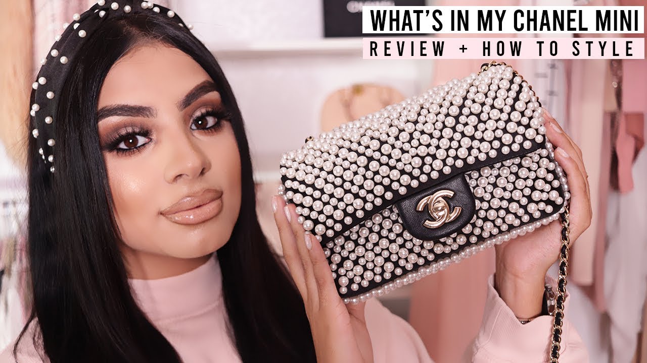 What'S In My Chanel Bag | Chanel Pearl Bag 2019 Review - Youtube