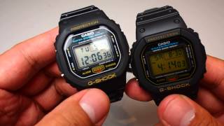 Casio Classic Vintage G Shock Dw-5200 And Dw-5600C Watch - Youtube