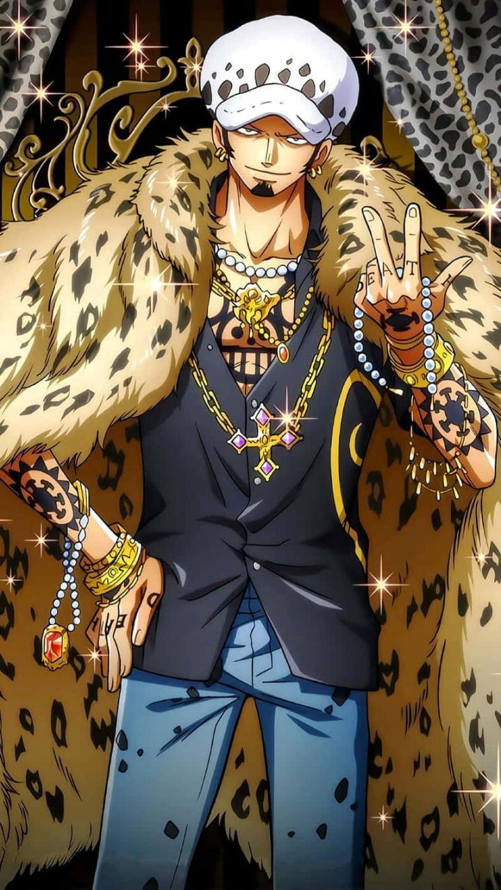 Download Trafalgar Law - The Fierce Captain Of The Heart Pirates. Wallpaper  | Wallpapers.Com