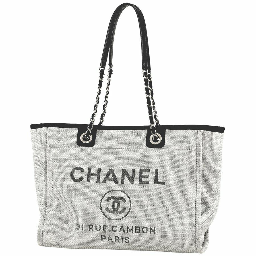 Chia Sẻ Hơn 59 Về Chanel Deauville Canvas Tote Bag - Cdgdbentre.Edu.Vn