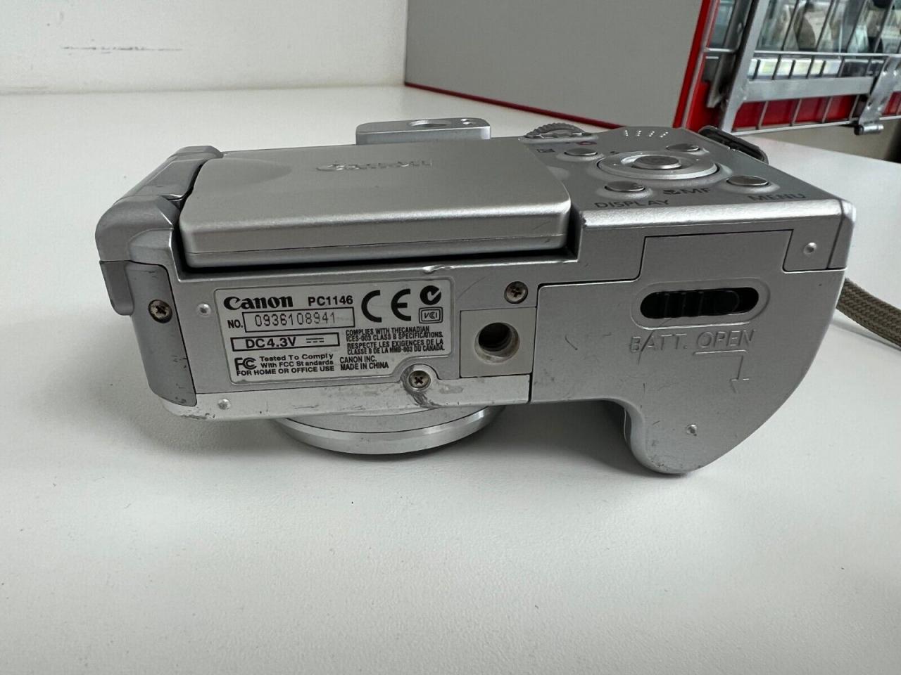 Canon Powershot A610 Digital Camera 5Mp 4X Optical Zoom – Cde