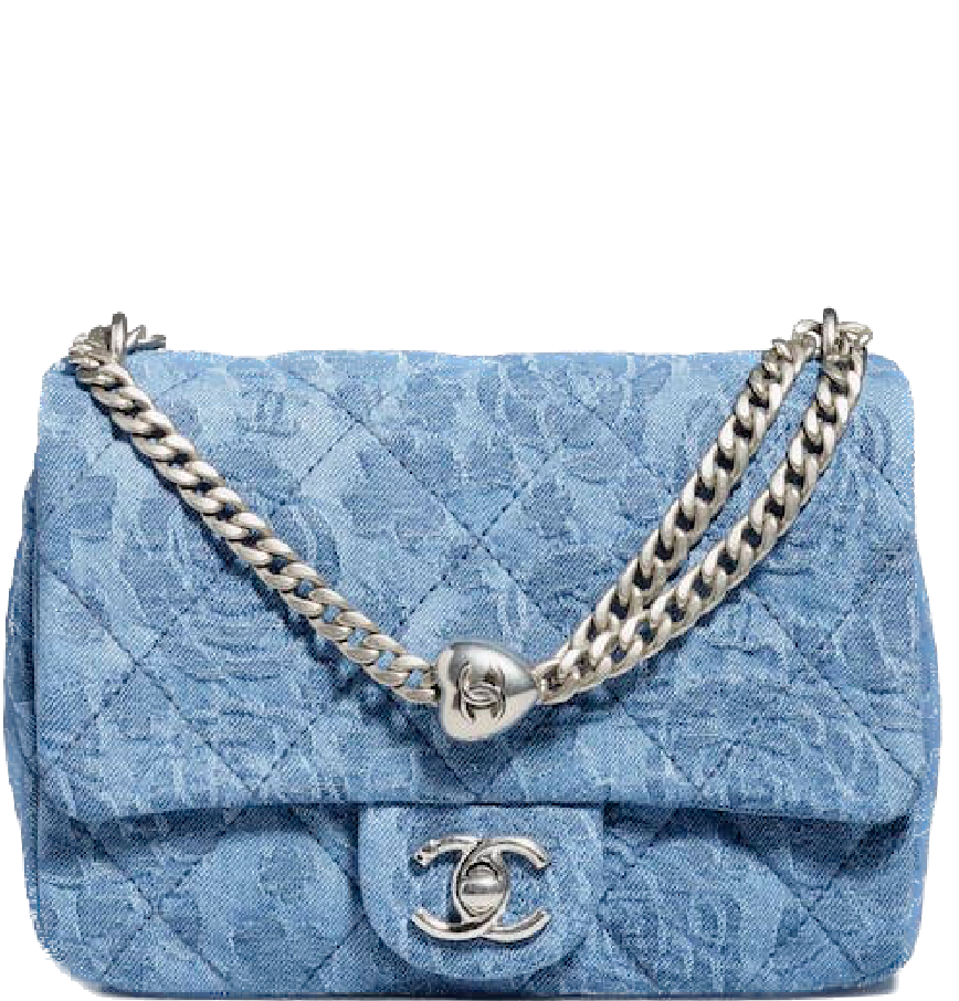 Túi Nữ Chanel Flap Bag Denim Silver Metal 'Blue' As3829-B10495-Nm715 –  Luxity