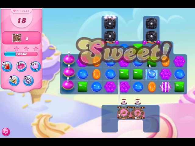 Candy Crush Saga Level 4138 No Boosters - Youtube