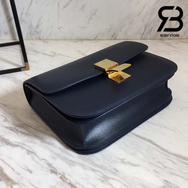 Túi Celine Medium Classic Bag In Box Calfskin Đen Best Quality | Ruby Luxury